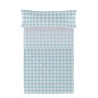 Bettwäsche-Set HappyFriday Basic Kids Vichy Blau Einzelmatratze 180 x 270 cm 2 Stücke