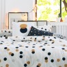 Bettdeckenbezug HappyFriday Blanc Golden dots Bunt 155 x 220 cm
