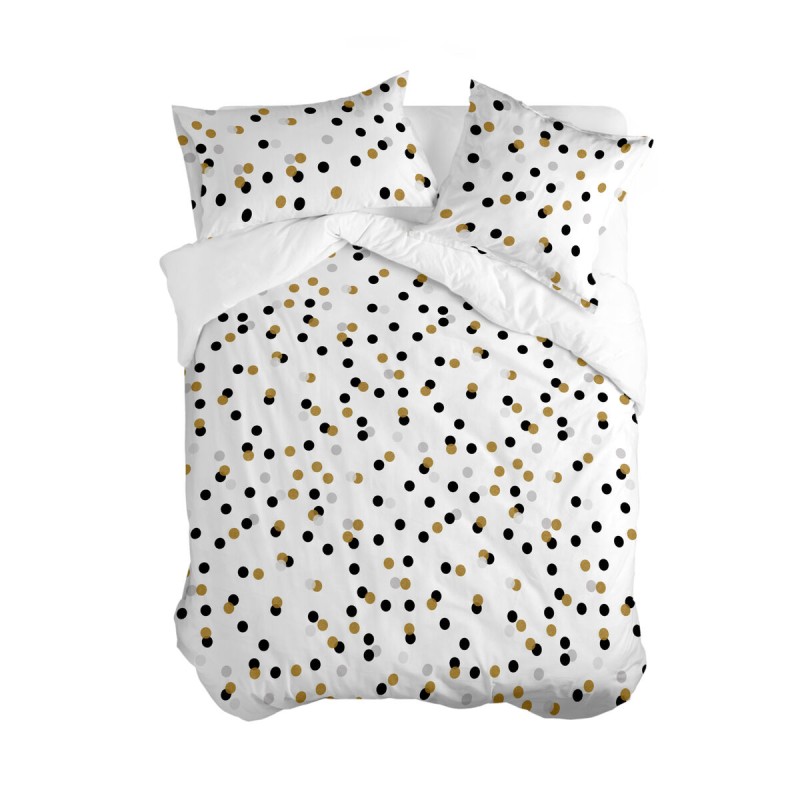 Bettdeckenbezug HappyFriday Blanc Golden Dots Bunt 200 x 200 cm