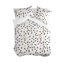 Bettdeckenbezug HappyFriday Blanc Golden dots Bunt 240 x 220 cm