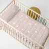 Steppdecke HappyFriday BASIC KIDS Rosa 100 x 130 cm Babybettchen