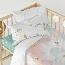 Bettbezug-Set HappyFriday Le Petit Prince Nuages Bunt Babybettchen 2 Stücke