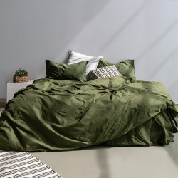 Bettdeckenbezug HappyFriday Basic grün 140 x 200 cm