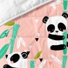 Steppdecke HappyFriday Moshi Moshi Rosa 180 x 260 cm Pandaknochen