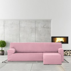 Bezug für Chaiselongue mit langem Arm links Eysa ULISES Rosa Hellrosa 110 x 110 x 310 cm