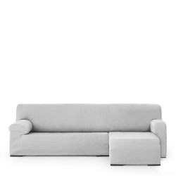 Abdeckung für Chaiselongue mit kurzem Arm rechts Eysa ULISES Perlgrau 110 x 110 x 310 cm