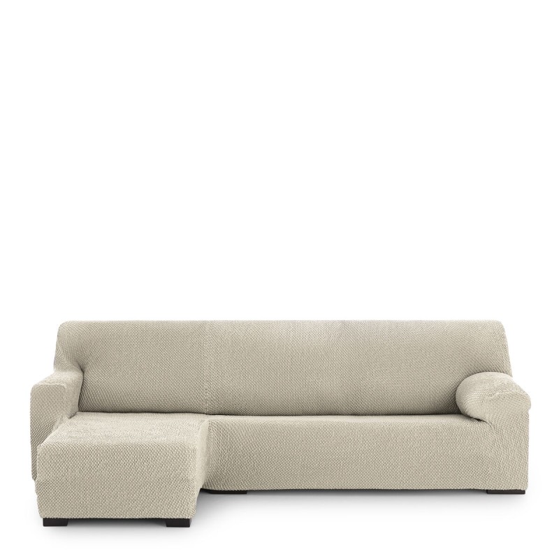 Bezug für Chaiselongue mit kurzem Arm links Eysa THOR Weiß 110 x 110 x 310 cm