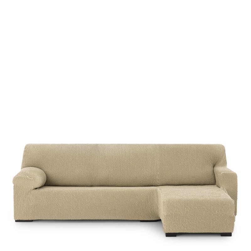 Abdeckung für Chaiselongue mit kurzem Arm rechts Eysa THOR Beige 110 x 110 x 310 cm