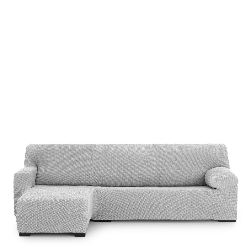 Bezug für Chaiselongue mit kurzem Arm links Eysa THOR Grau 110 x 110 x 310 cm