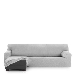 Bezug für Chaiselongue mit kurzem Arm links Eysa THOR Grau 110 x 110 x 310 cm