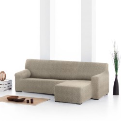 Abdeckung für Chaiselongue mit kurzem Arm rechts Eysa ROC Hellbraun 120 x 120 x 360 cm