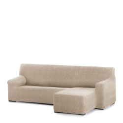 Abdeckung für Chaiselongue mit kurzem Arm rechts Eysa ROC Beige 120 x 120 x 360 cm