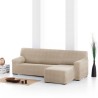 Abdeckung für Chaiselongue mit kurzem Arm rechts Eysa ROC Beige 120 x 120 x 360 cm