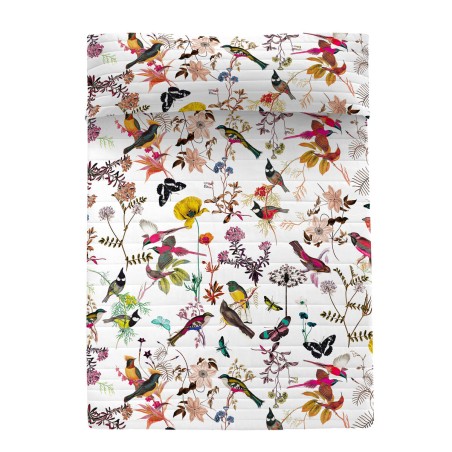 Steppdecke HappyFriday HF Birds of paradise Bunt 180 x 260 cm