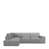 Bezug für Chaiselongue mit langem Arm links Eysa ROC Hellgrau 110 x 120 x 500 cm