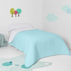 Steppdecke HappyFriday Basic Kids Dash Blau 180 x 260 cm