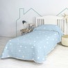 Steppdecke HappyFriday BASIC KIDS Blau 180 x 260 cm