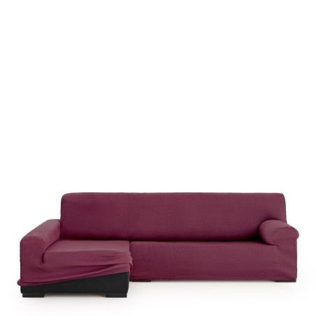 Bezug für Chaiselongue mit langem Arm links Eysa ULISES Burgunderrot 170 x 110 x 310 cm