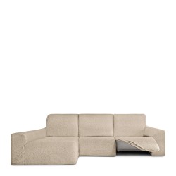 Bezug für Chaiselongue mit langem Arm links Eysa ROC Beige 180 x 120 x 360 cm