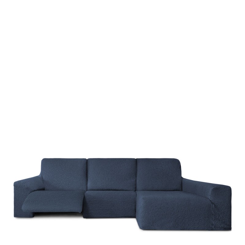 Bezug für Chaiselongue mit langem Arm rechts Eysa ROC Blau 180 x 120 x 360 cm