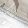 Bettdeckenbezug HappyFriday Blanc Maple Bunt 200 x 200 cm
