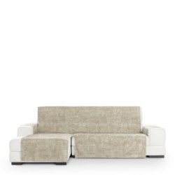 Bezug für Chaiselongue mit kurzem Arm links Eysa TURIN Weiß Creme 100 x 110 x 300 cm