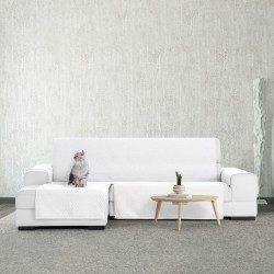 Bezug für Chaiselongue mit kurzem Arm links Eysa SILVER Weiß 100 x 110 x 240 cm