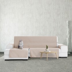 Bezug für Chaiselongue mit kurzem Arm links Eysa SILVER Beige 100 x 110 x 240 cm