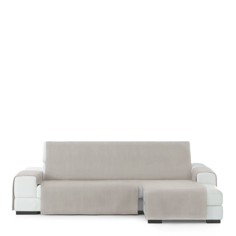 Abdeckung für Chaiselongue mit kurzem Arm rechts Eysa LEVANTE Beige Leinen 100 x 110 x 240 cm