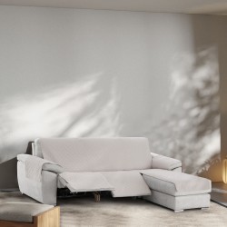 Abdeckung für Chaiselongue mit kurzem Arm rechts Eysa MONTBLANC Beige 100 x 110 x 240 cm