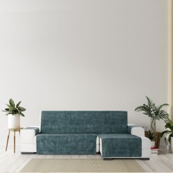 Abdeckung für Chaiselongue mit kurzem Arm rechts Eysa TURIN Blau 100 x 110 x 350 cm