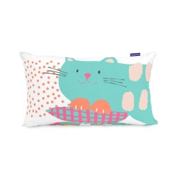 Kissenbezug HappyFriday Moshi Moshi Cat & Mouse Bunt 50 x 30 cm