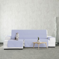 Bezug für Chaiselongue mit kurzem Arm links Eysa SILVER Blau 100 x 110 x 290 cm