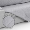 Bezug für Chaiselongue mit kurzem Arm links Eysa MONTBLANC Grau 100 x 110 x 290 cm