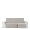 Abdeckung für Chaiselongue mit kurzem Arm rechts Eysa LEVANTE Beige Leinen 100 x 110 x 290 cm